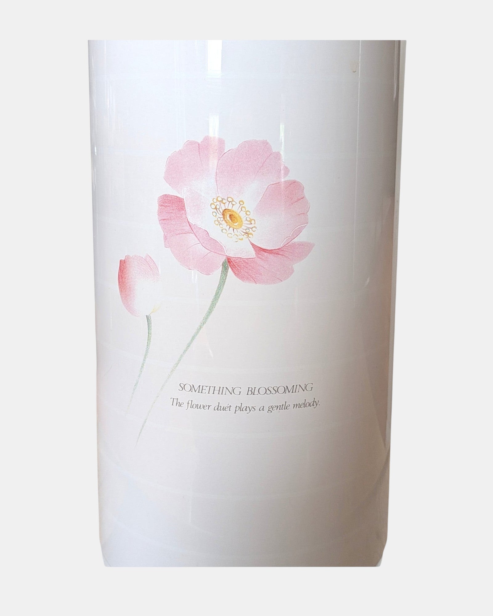 Bubu Future Online Zojirushi 2.45L thermal airpot with vintage Duet Flower pink floral print and white finish.