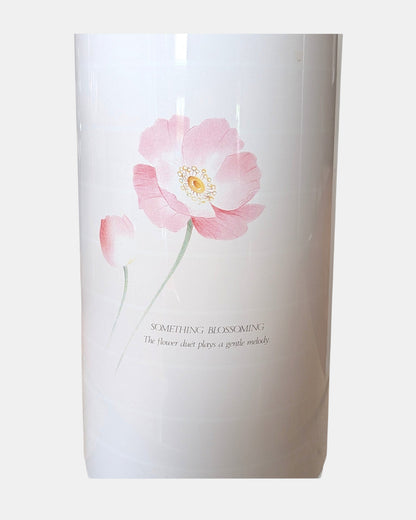 Bubu Future Online Zojirushi 2.45L thermal airpot with vintage Duet Flower pink floral print and white finish.
